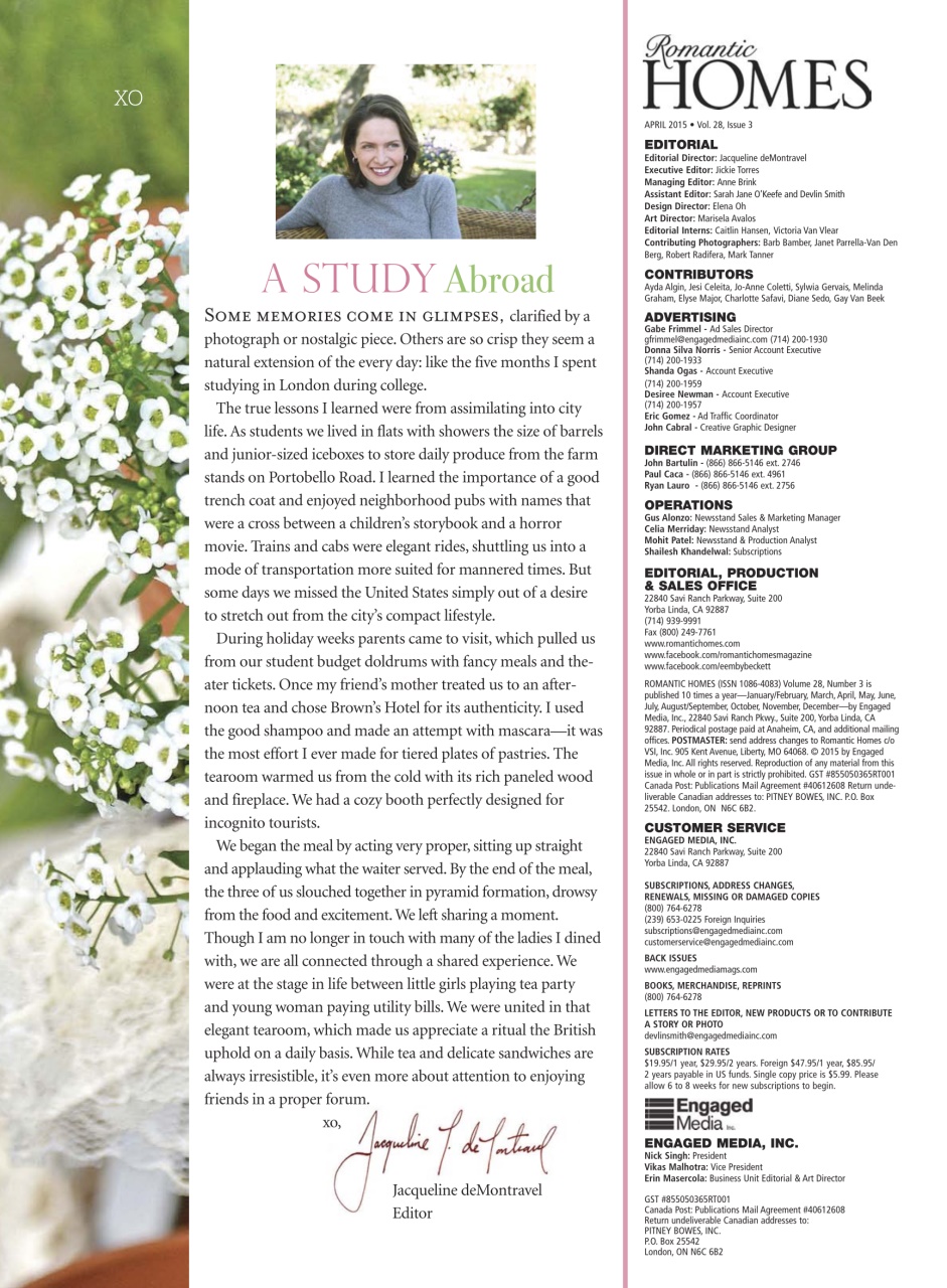 Romantic Homes Preview Pages