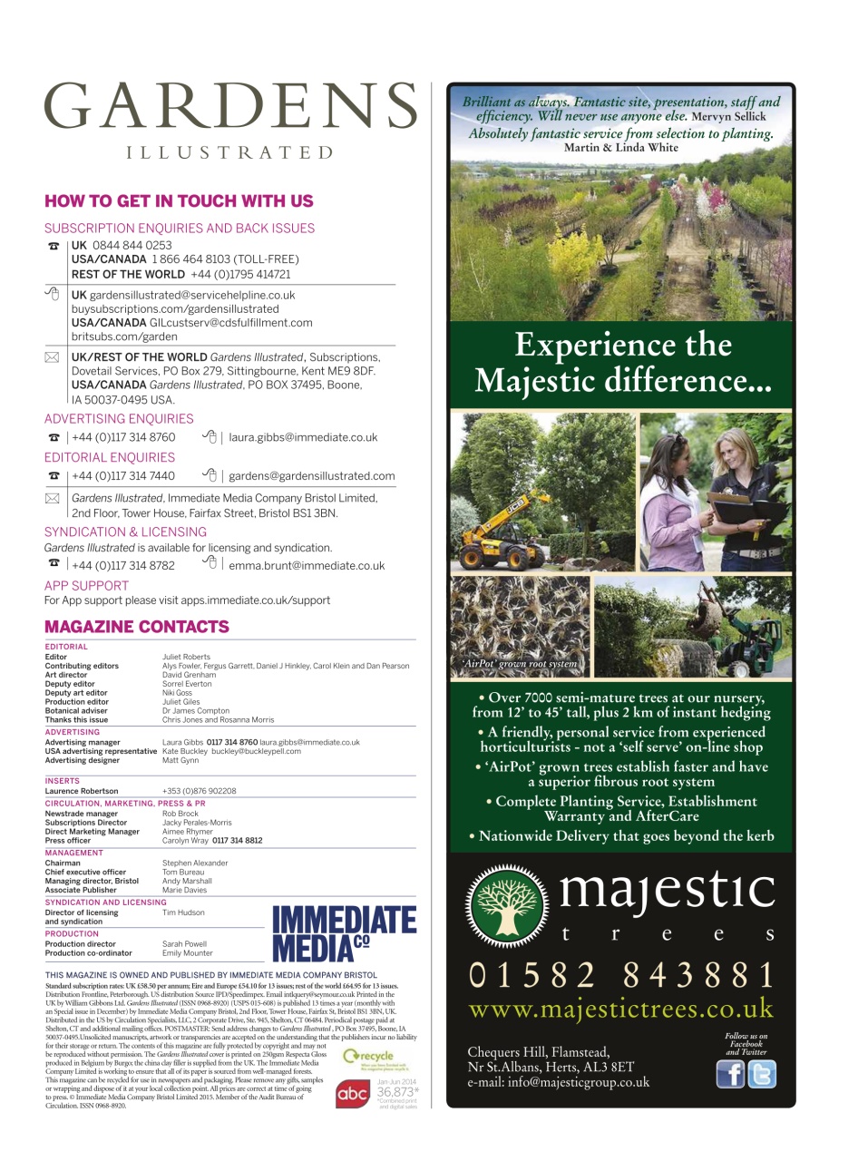 Gardens Illustrated Preview Pages