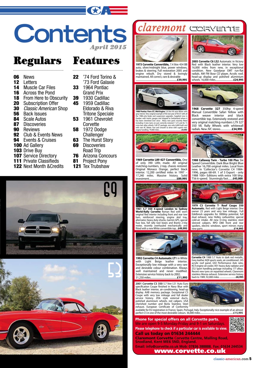 Classic American Magazine Preview Pages