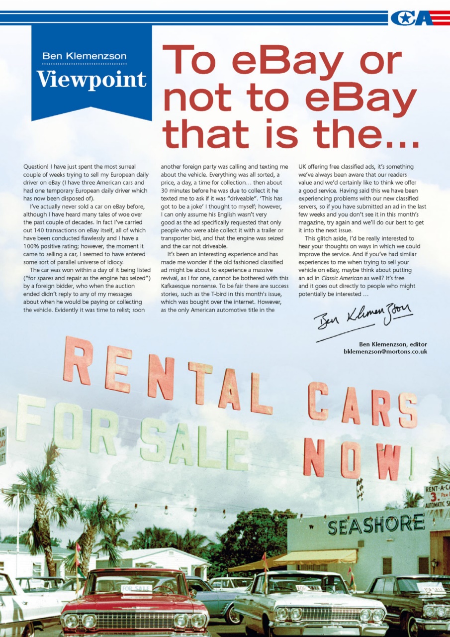 Classic American Magazine Preview Pages