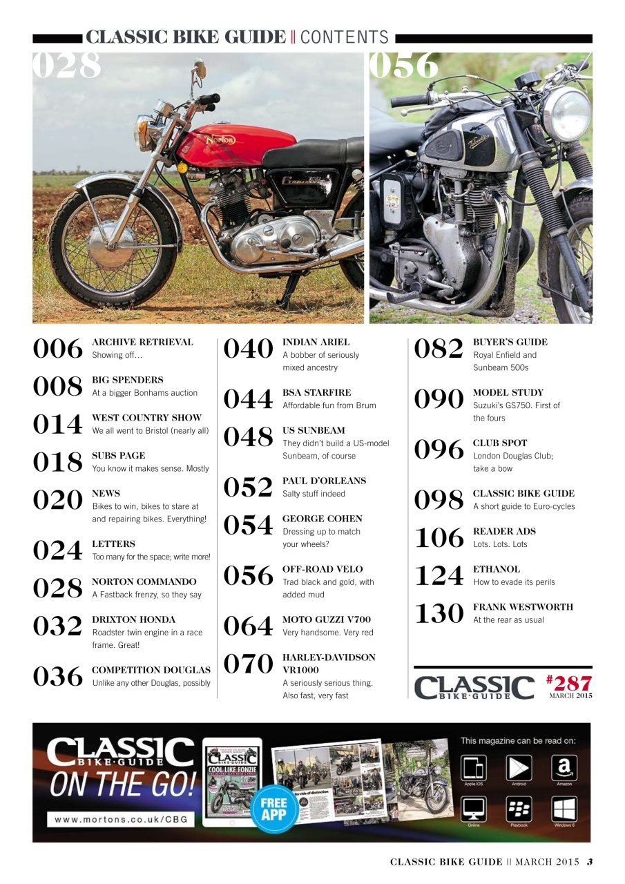 Classic Bike Guide Preview Pages