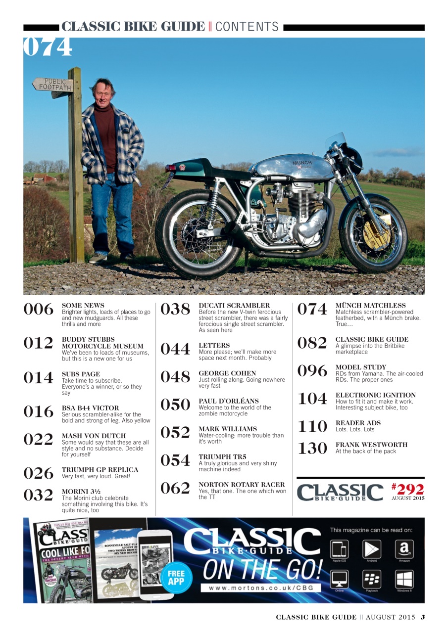 Classic Bike Guide Preview Pages
