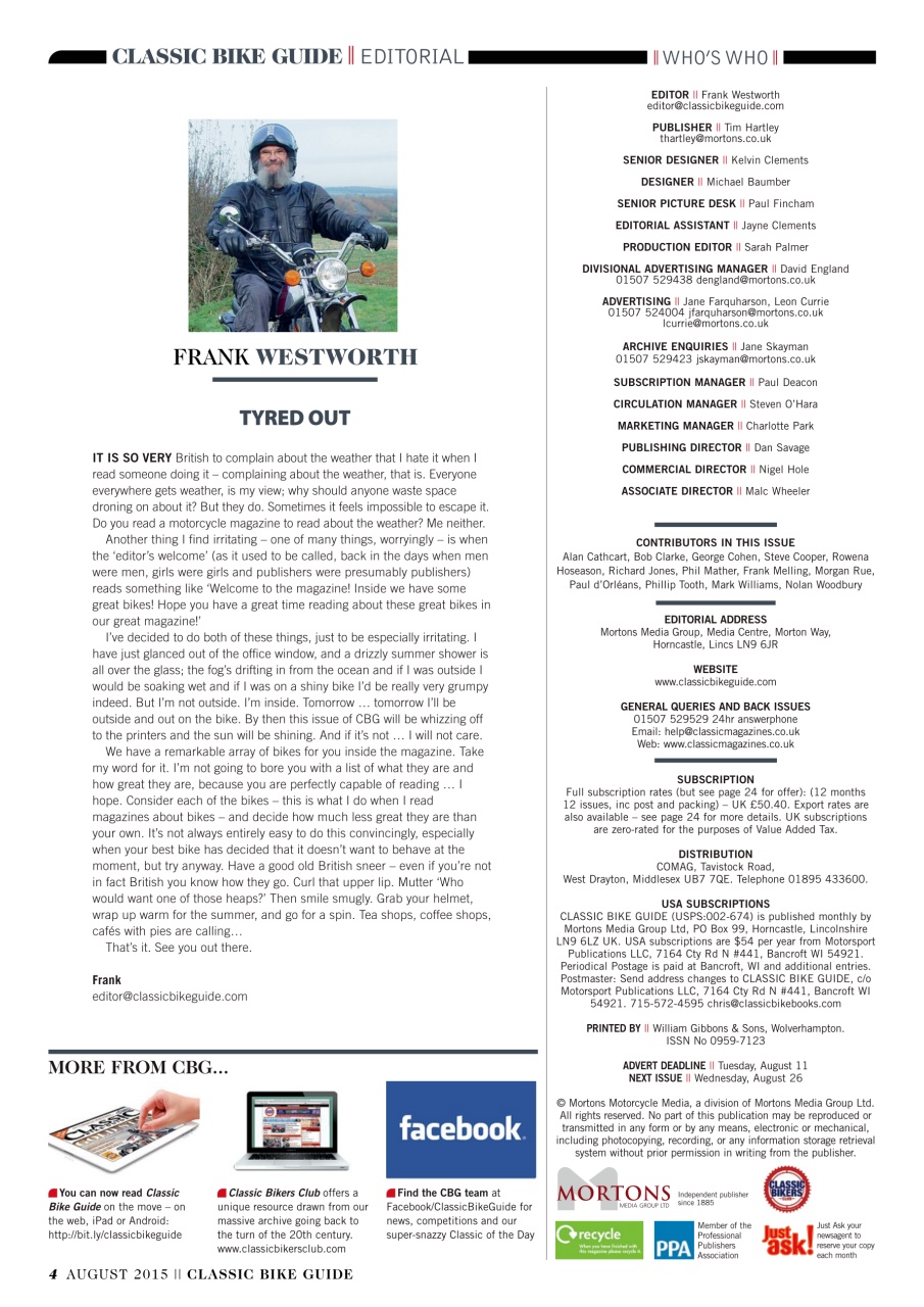 Classic Bike Guide Preview Pages