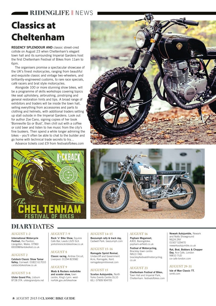Classic Bike Guide Preview Pages