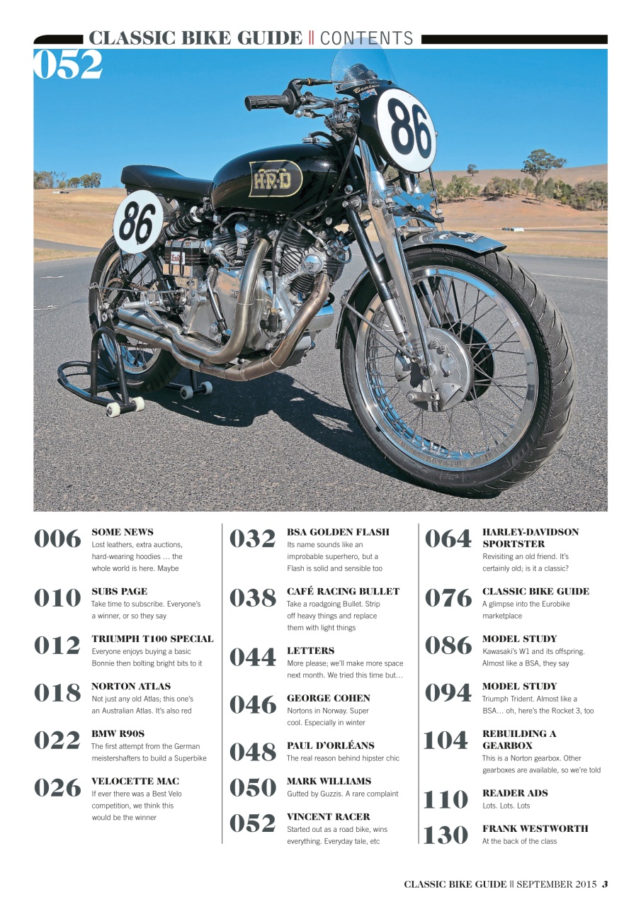 Classic Bike Guide Preview Pages