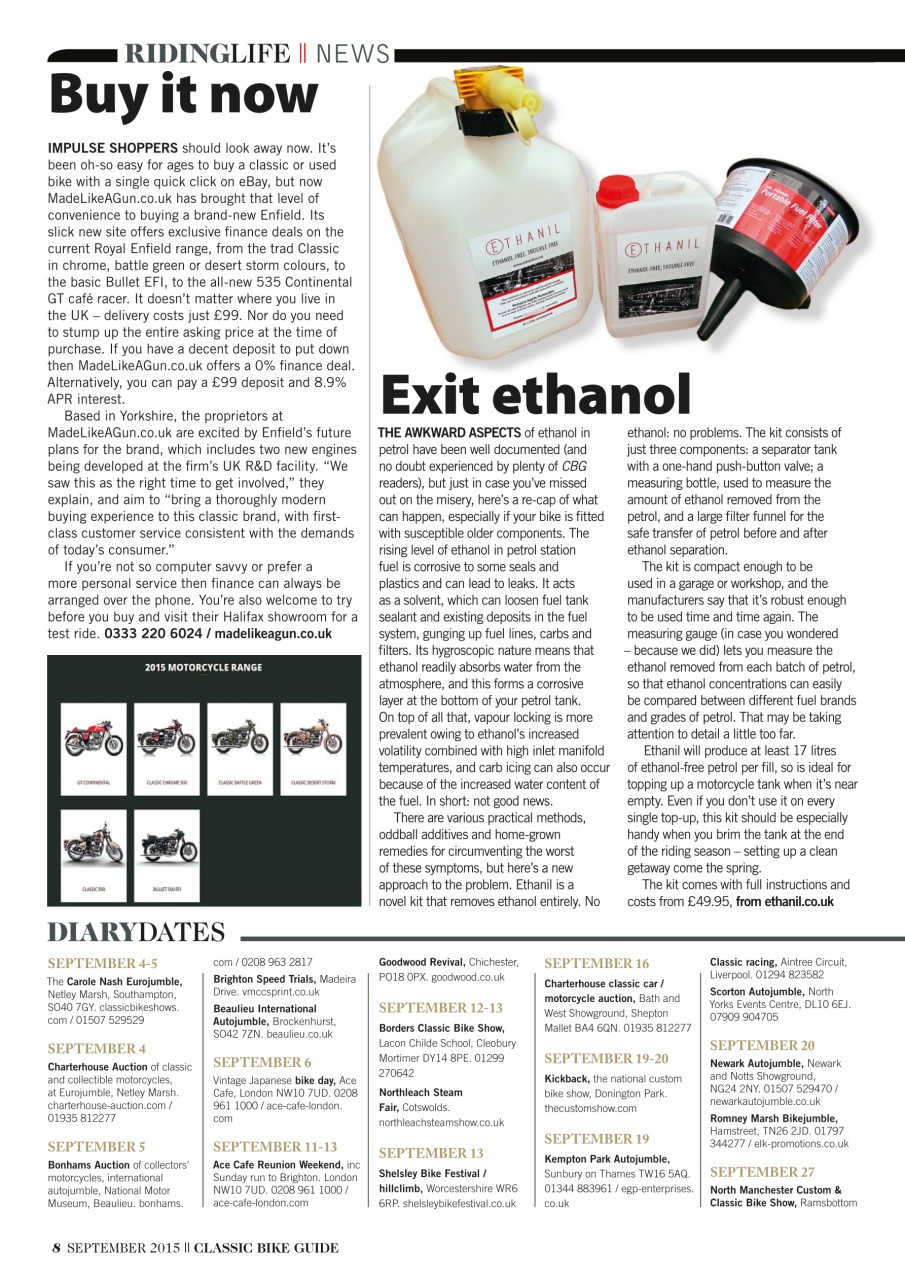 Classic Bike Guide Preview Pages