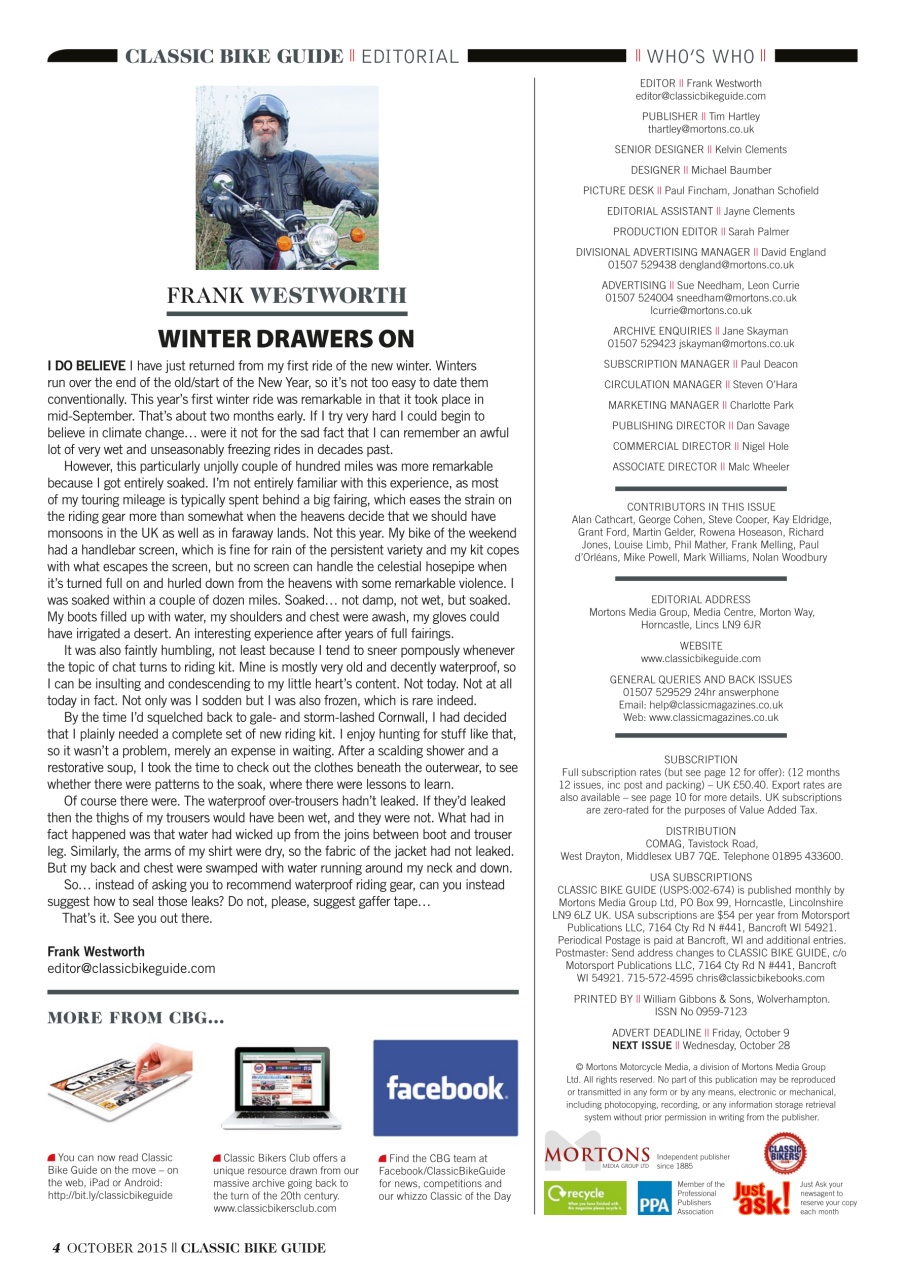 Classic Bike Guide Preview Pages