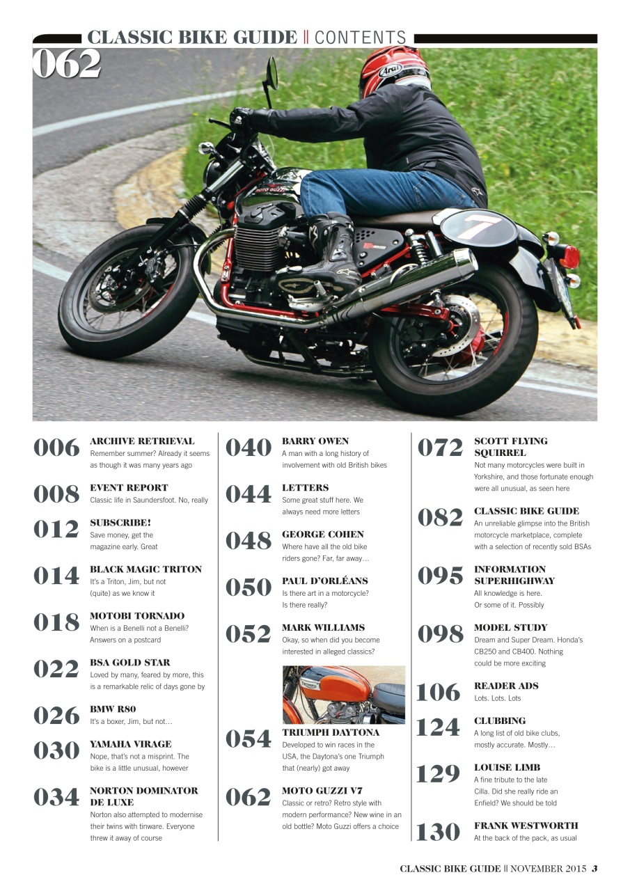 Classic Bike Guide Preview Pages
