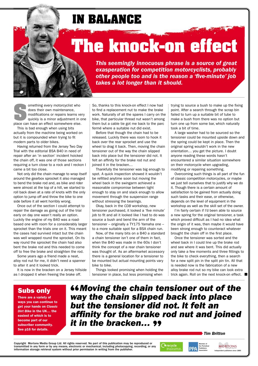 Classic Dirt Bike Preview Pages