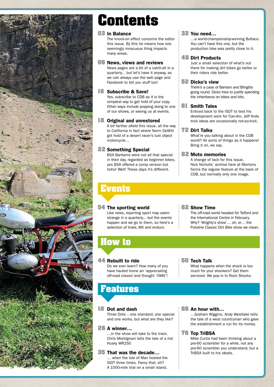 Classic Dirt Bike Preview Pages