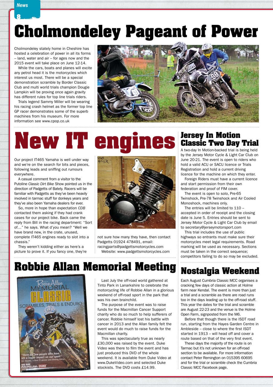 Classic Dirt Bike Preview Pages