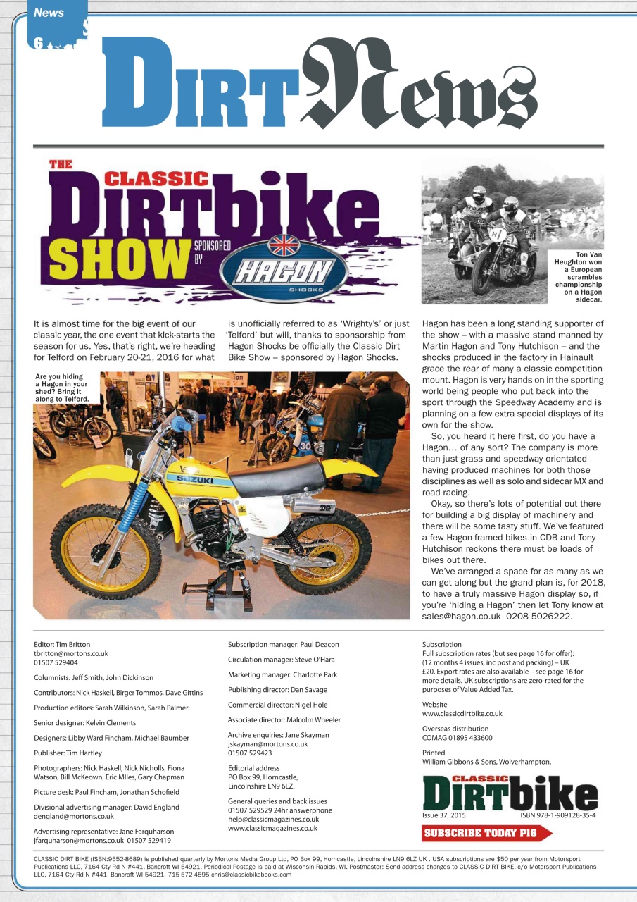 Classic Dirt Bike Preview Pages