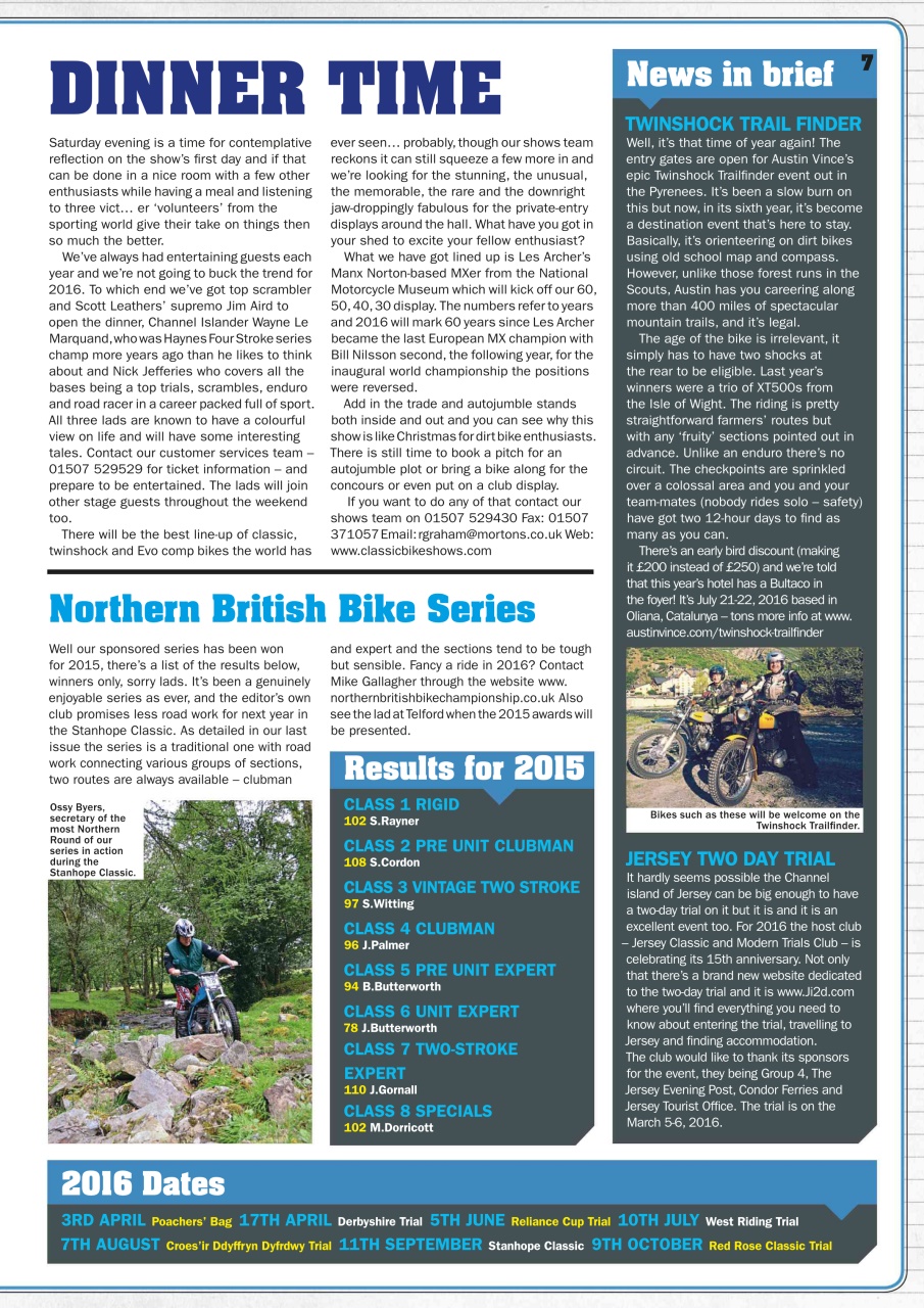 Classic Dirt Bike Preview Pages