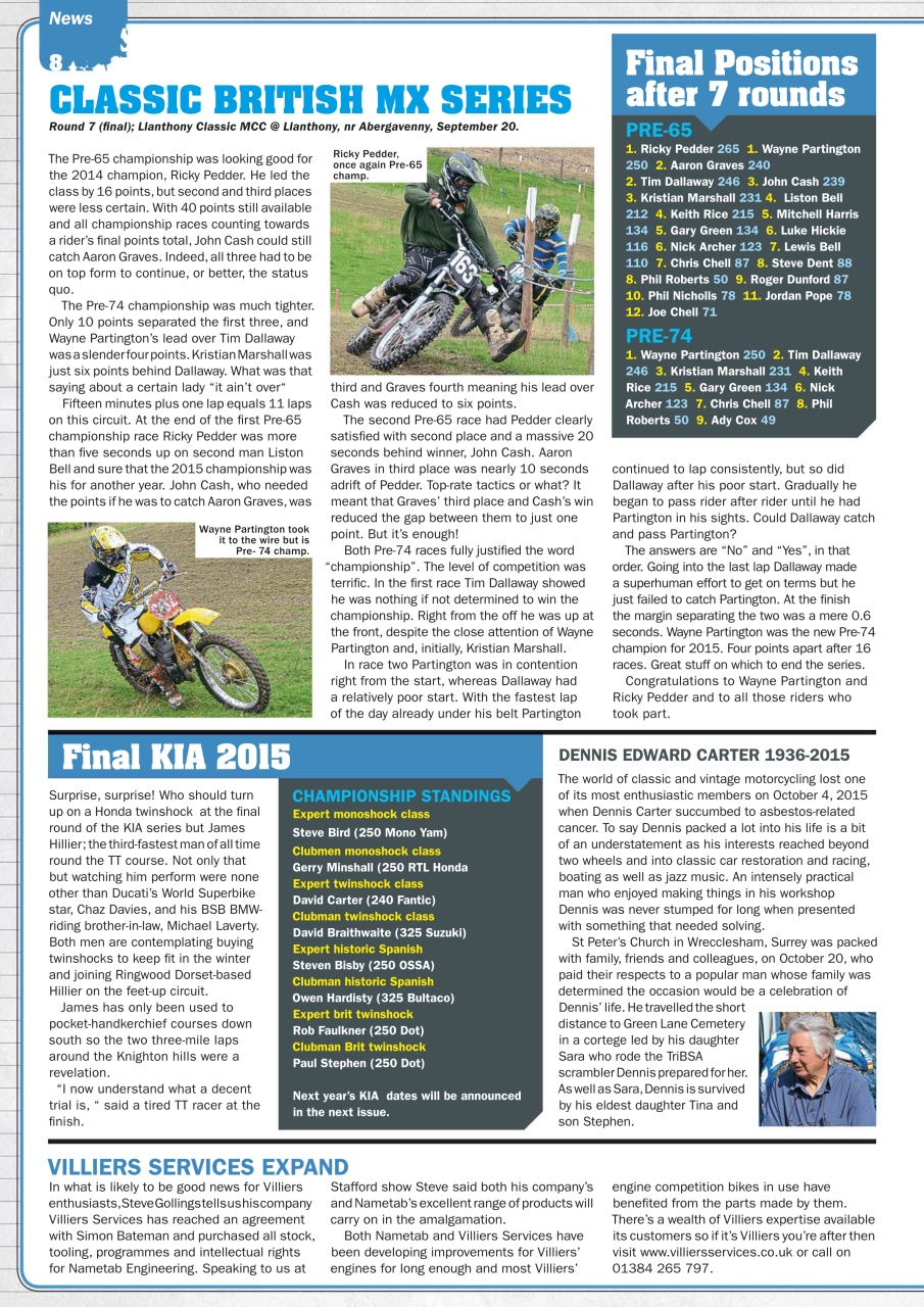 Classic Dirt Bike Preview Pages