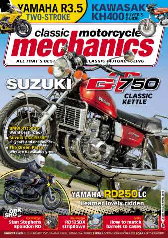 Classic Motorcycle Mechanics issue April 2015