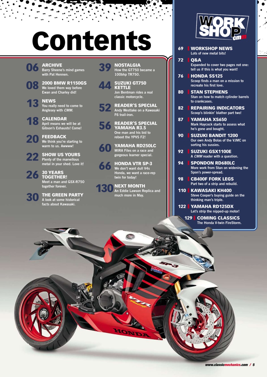 Classic Motorcycle Mechanics Preview Pages