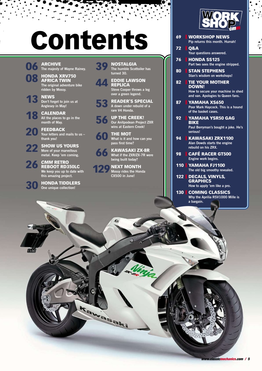 Classic Motorcycle Mechanics Preview Pages