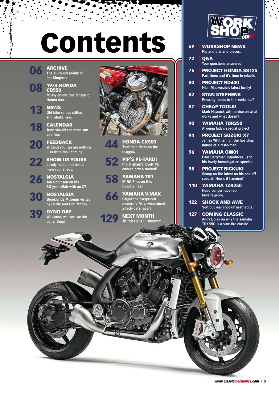 Classic Motorcycle Mechanics Preview Pages