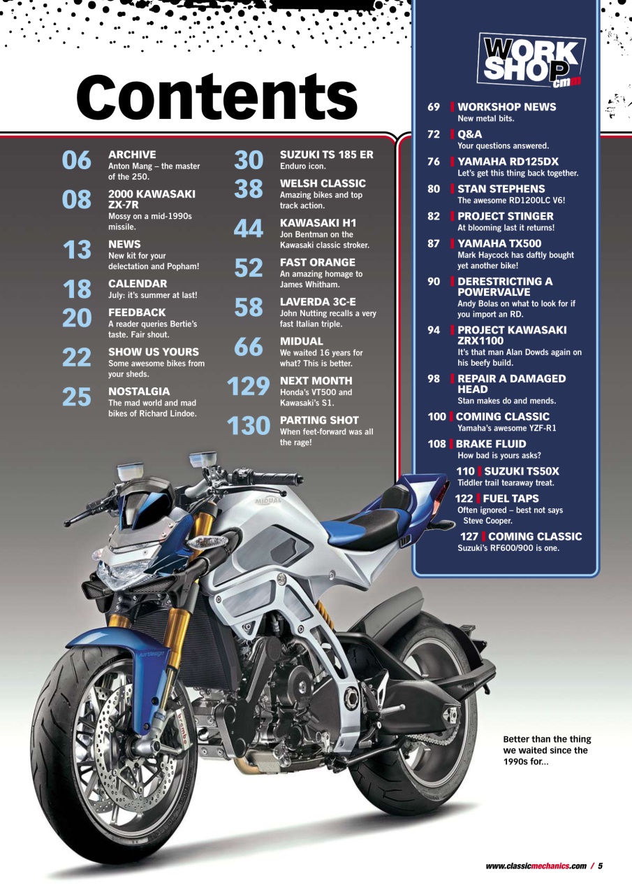 Classic Motorcycle Mechanics Preview Pages