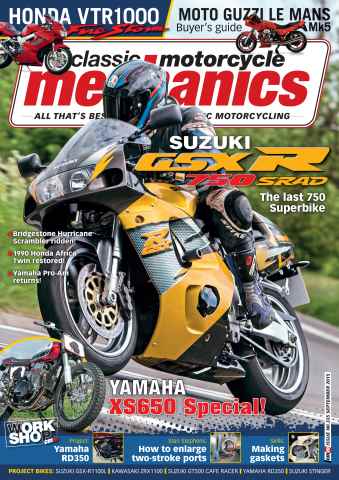 Classic Motorcycle Mechanics issue September 2015