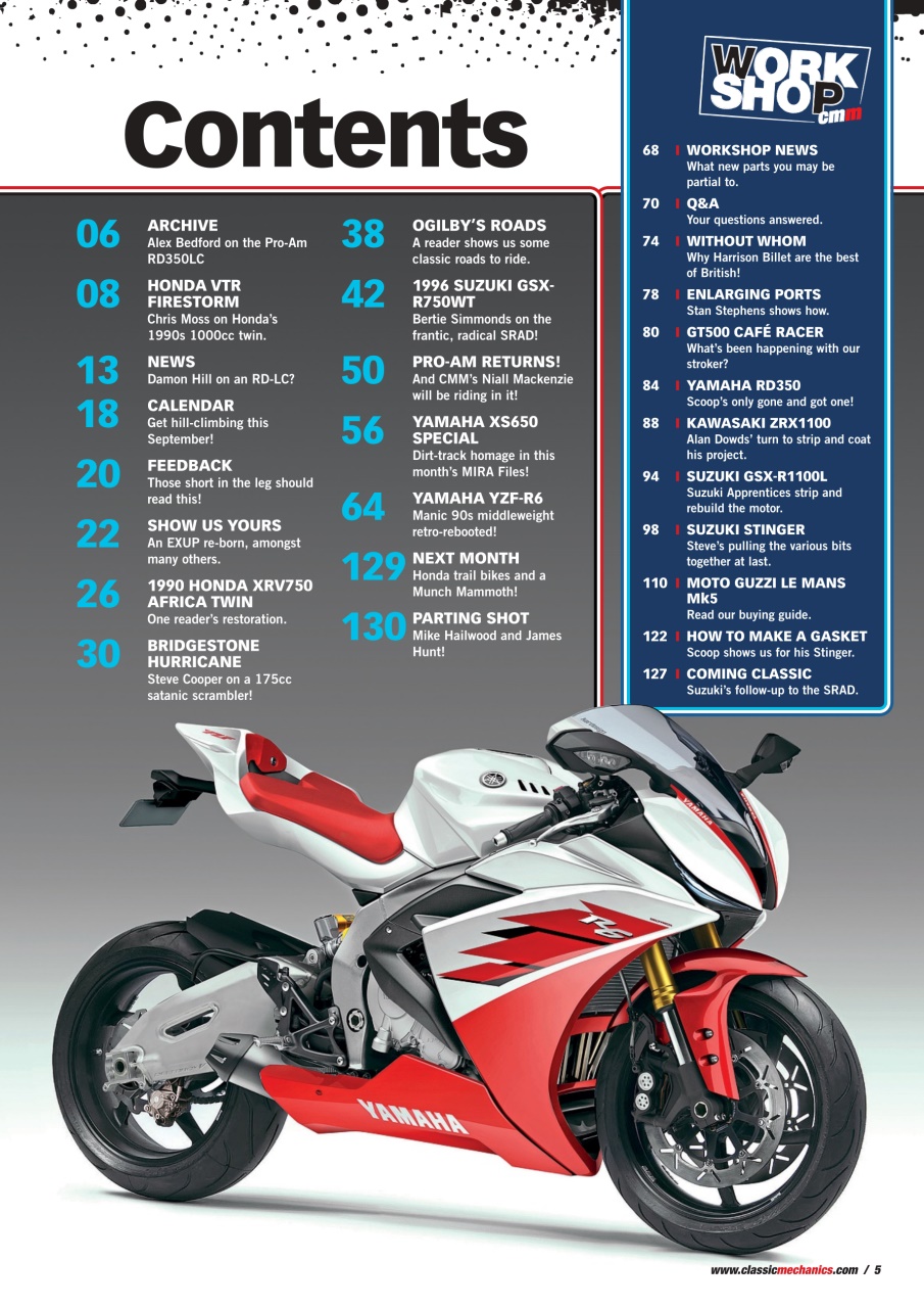 Classic Motorcycle Mechanics Preview Pages