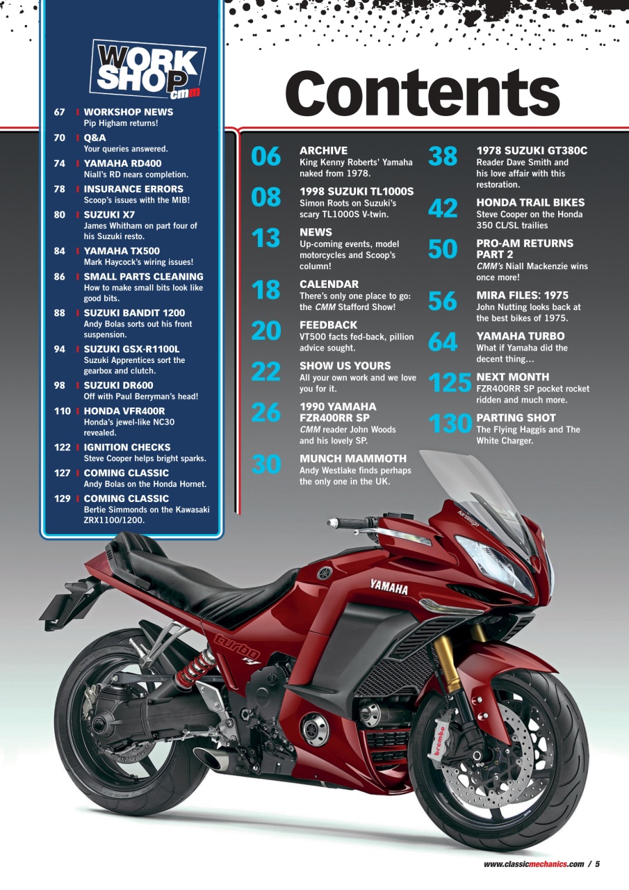Classic Motorcycle Mechanics Preview Pages