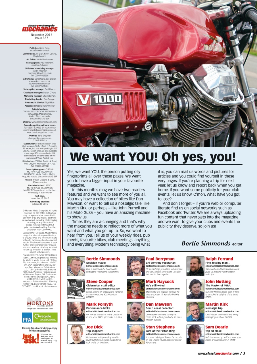 Classic Motorcycle Mechanics Preview Pages