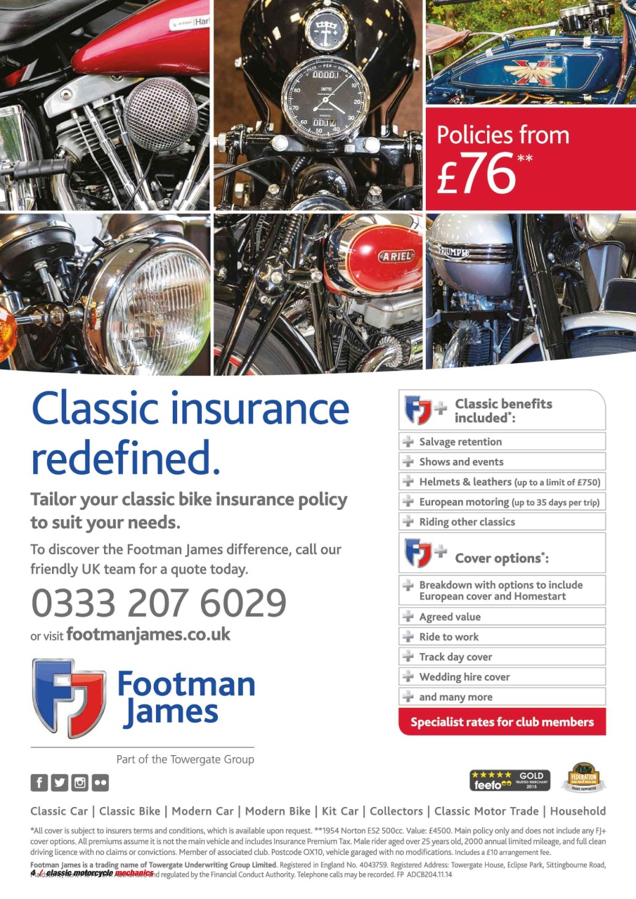 Classic Motorcycle Mechanics Preview Pages