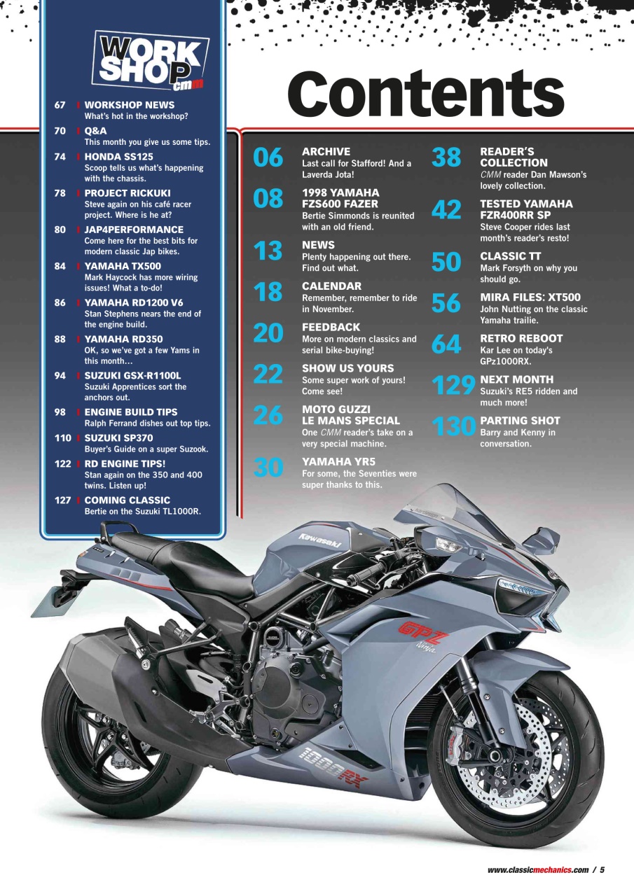 Classic Motorcycle Mechanics Preview Pages