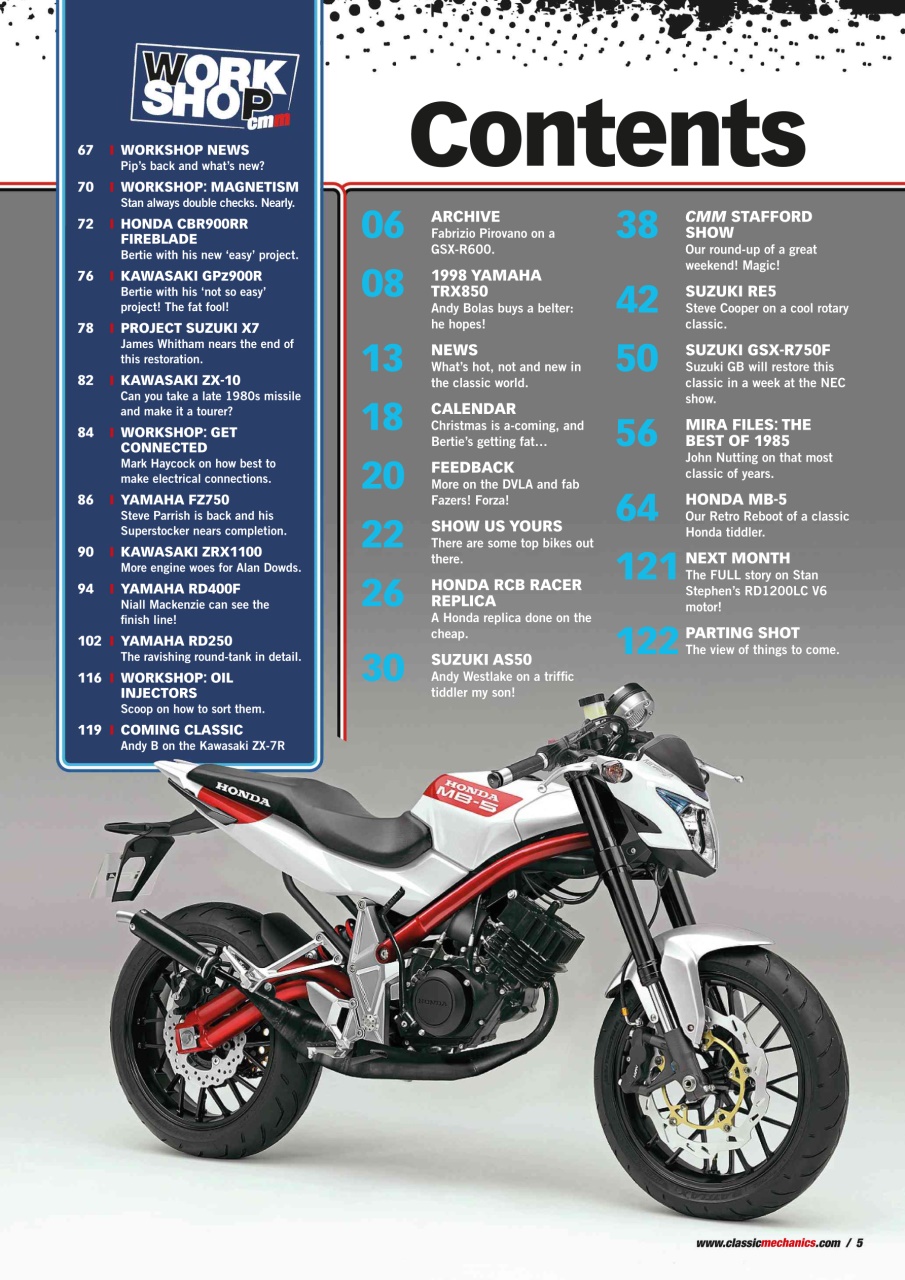 Classic Motorcycle Mechanics Preview Pages
