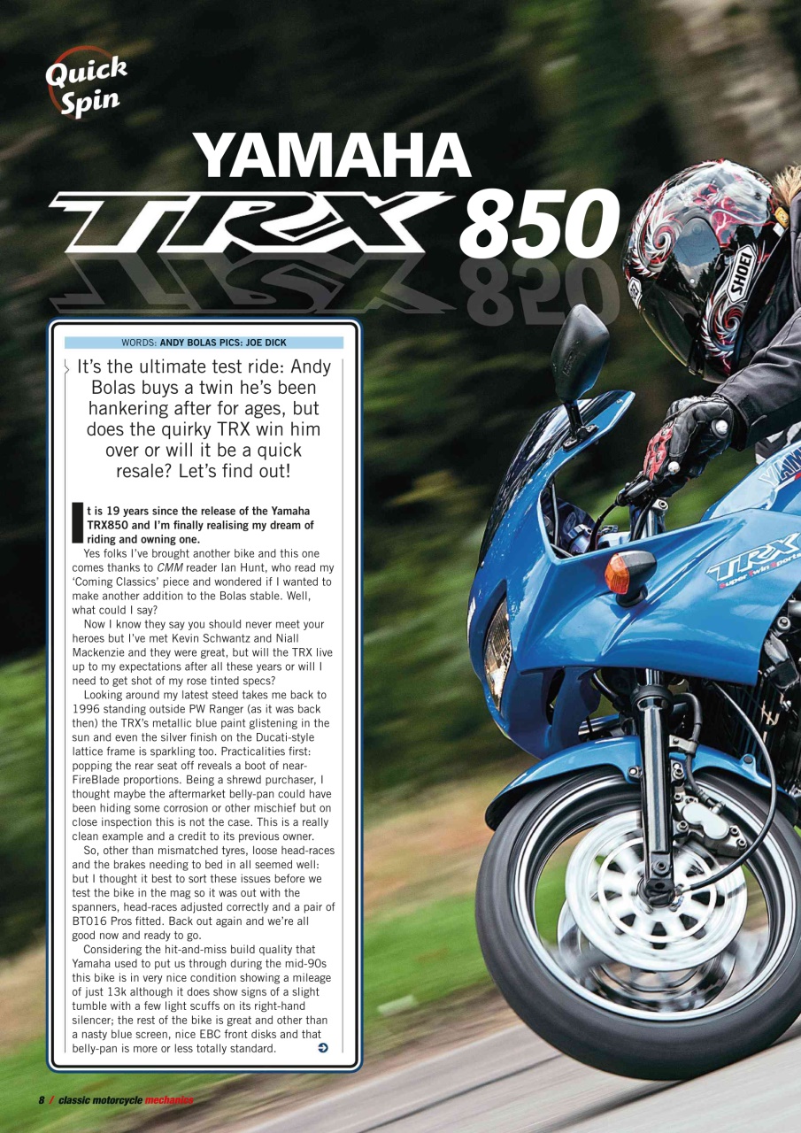 Classic Motorcycle Mechanics Preview Pages