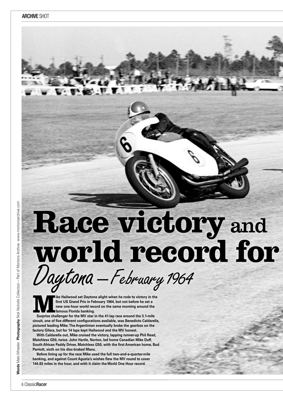 Classic Racer Preview Pages
