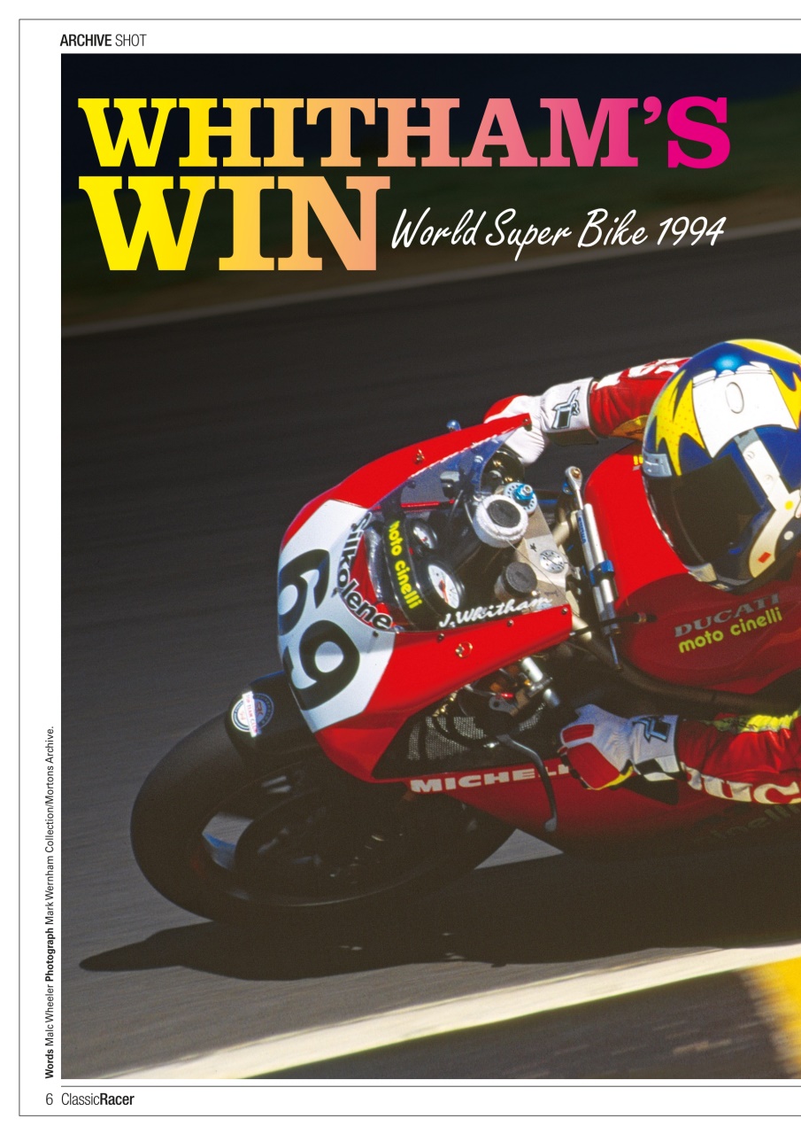 Classic Racer Preview Pages