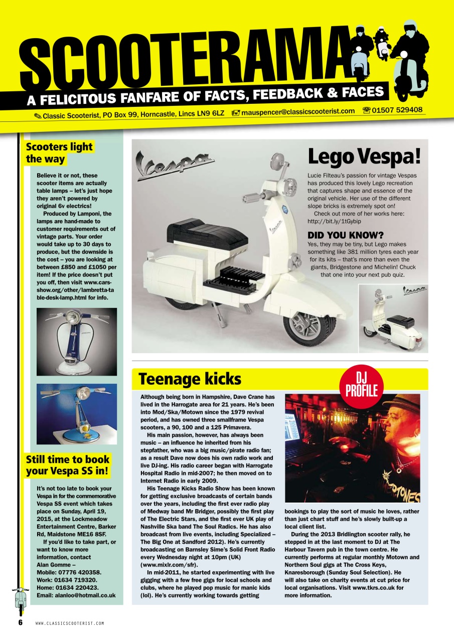 Classic Scooterist Preview Pages