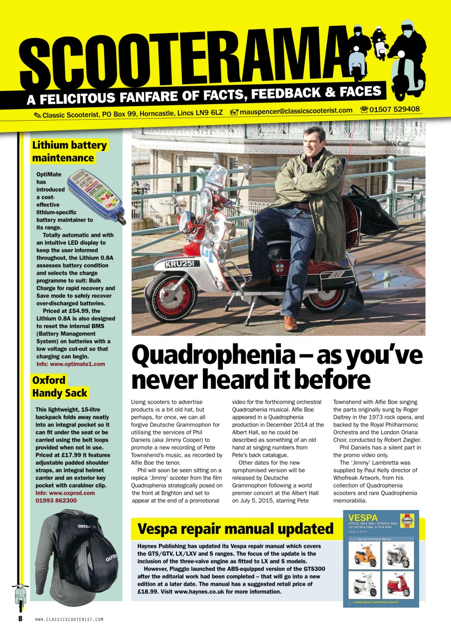 Classic Scooterist Preview Pages
