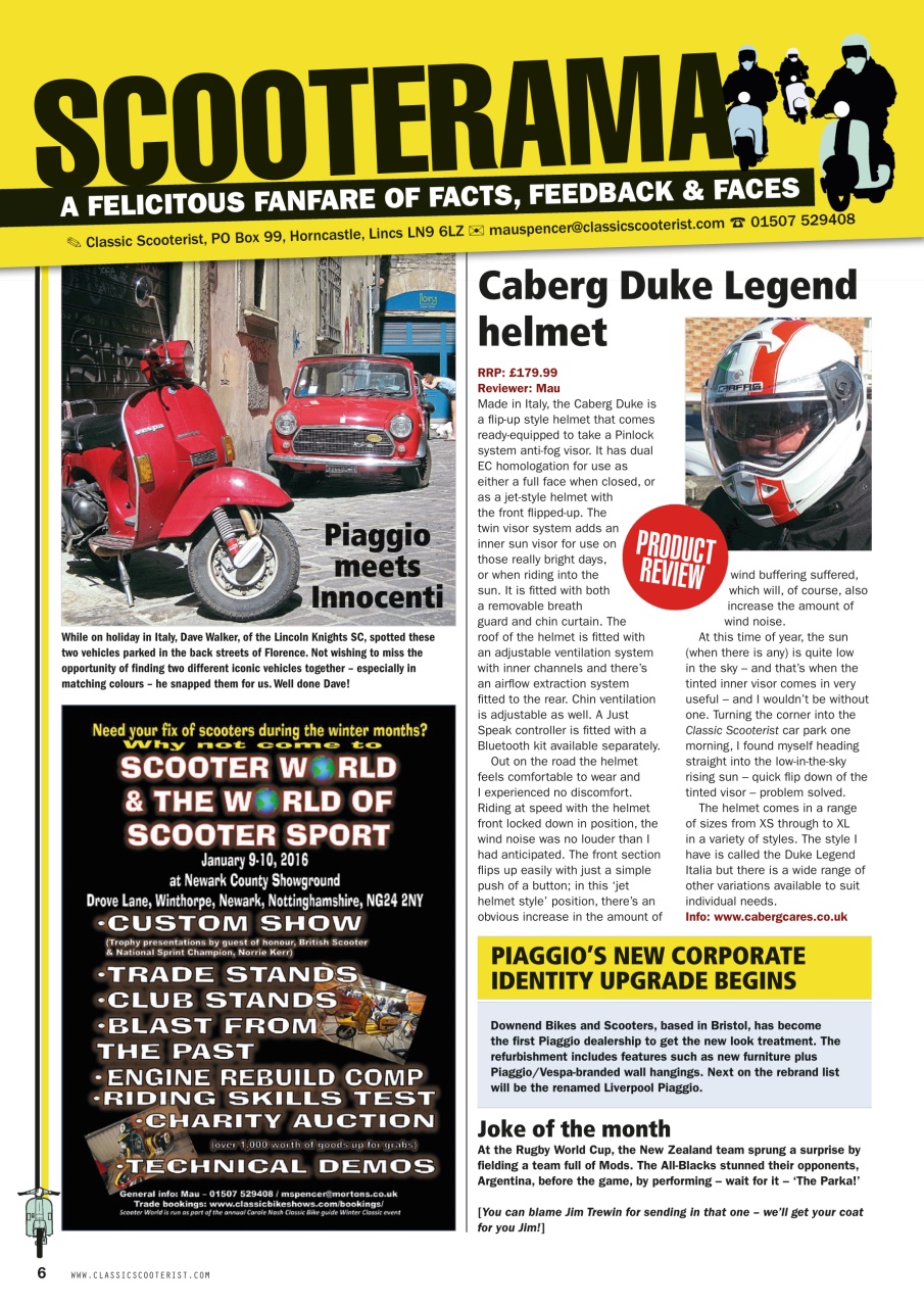 Classic Scooterist Preview Pages