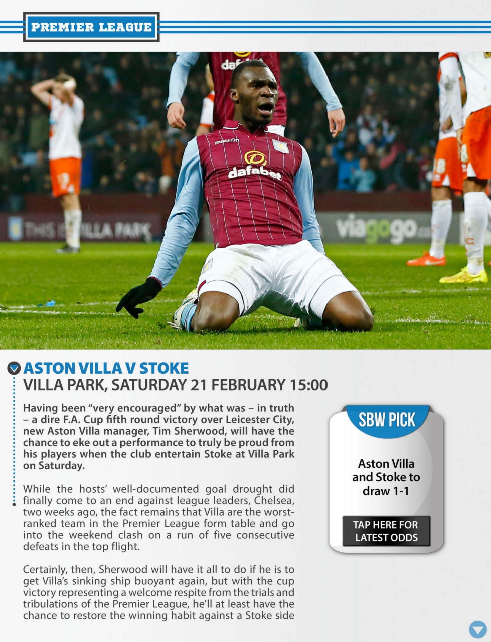 Sports Betting Weekly Preview Pages