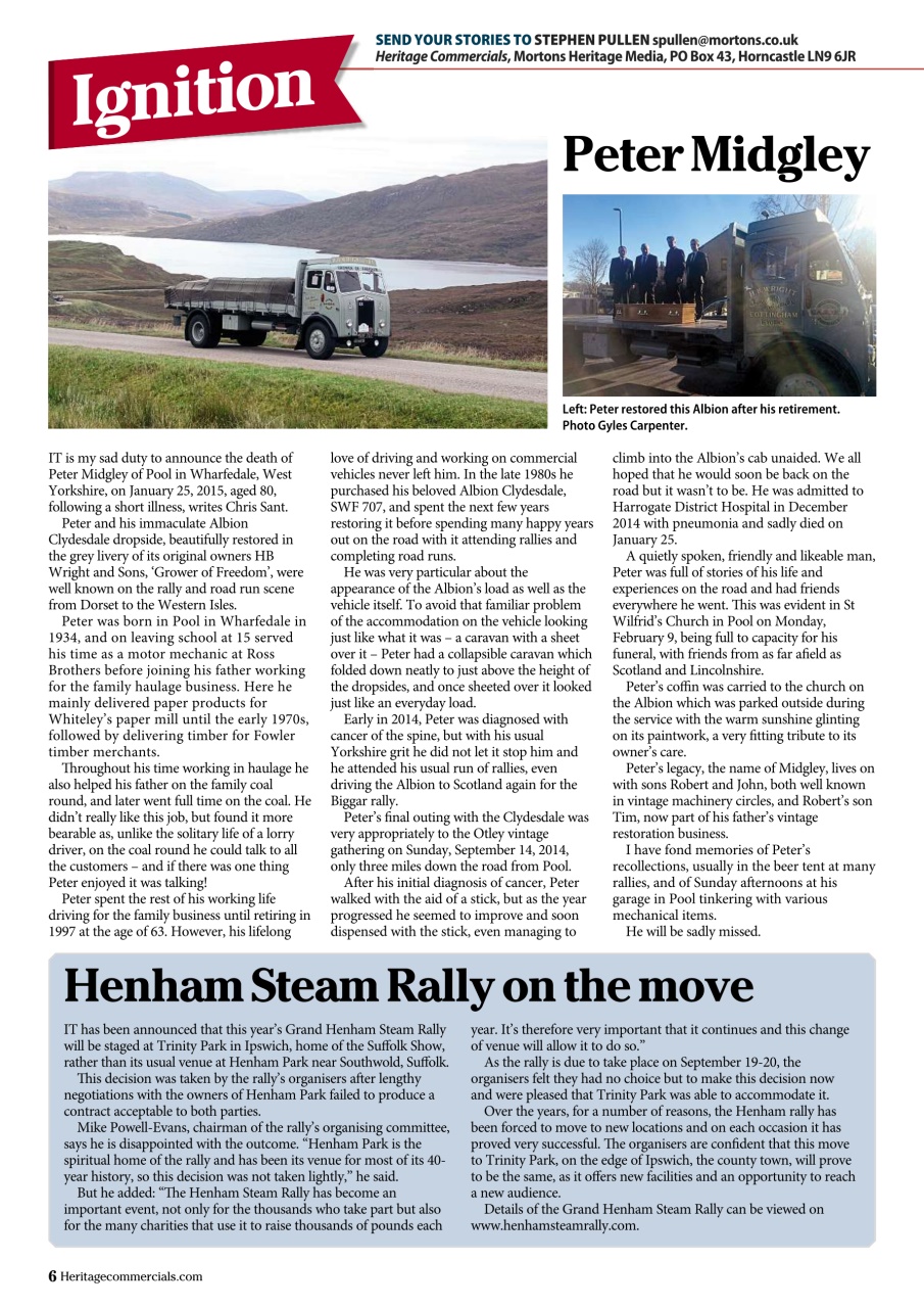 Heritage Commercials Magazine Preview Pages