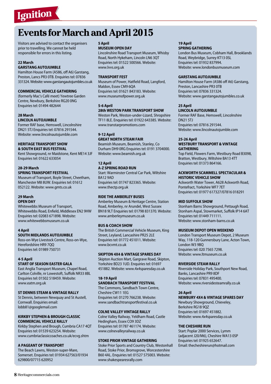 Heritage Commercials Magazine Preview Pages