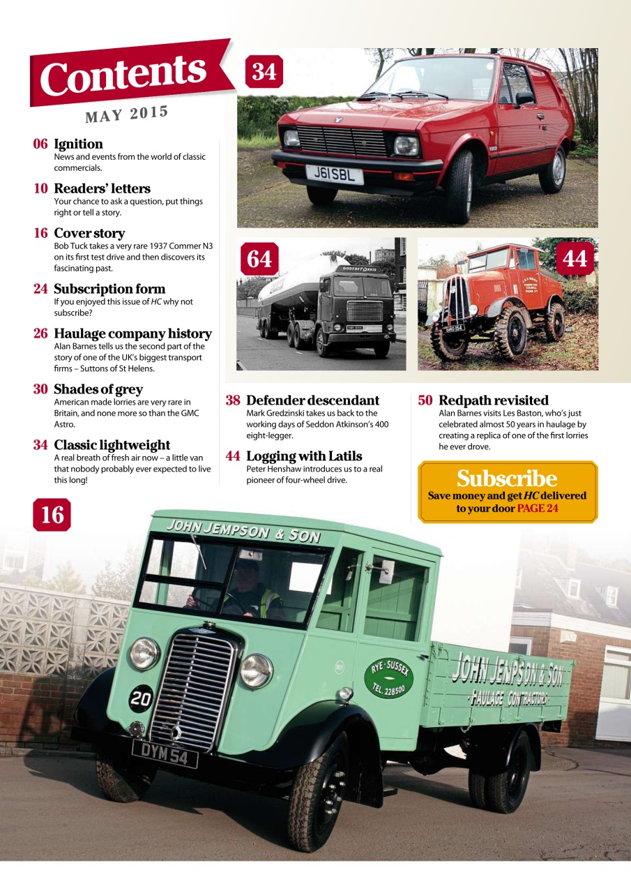 Heritage Commercials Magazine Preview Pages