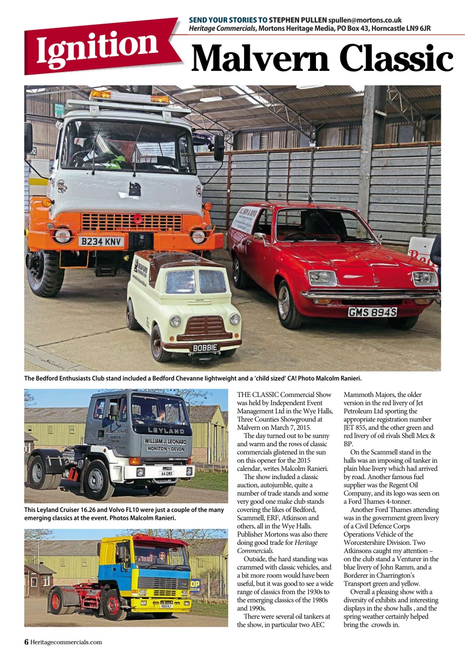 Heritage Commercials Magazine Preview Pages