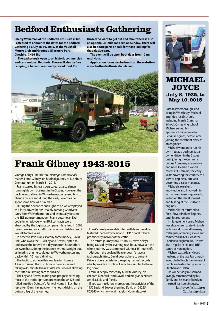 Heritage Commercials Magazine Preview Pages