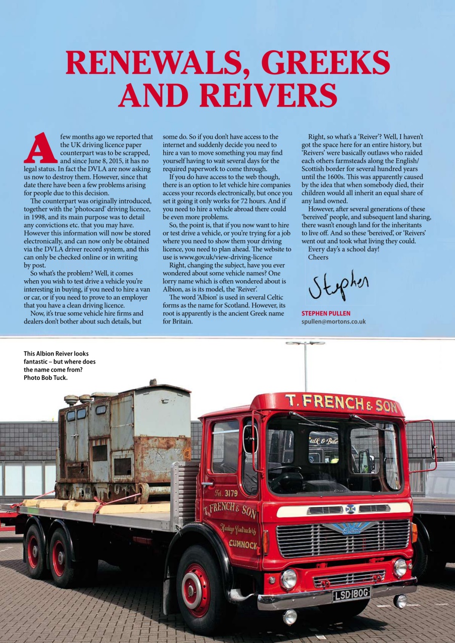 Heritage Commercials Magazine Preview Pages