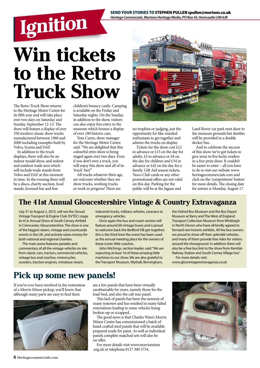 Heritage Commercials Magazine Preview Pages