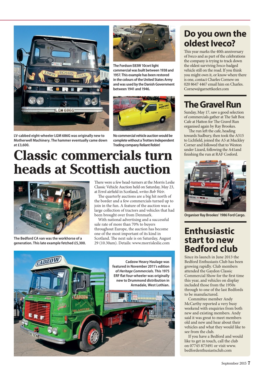 Heritage Commercials Magazine Preview Pages
