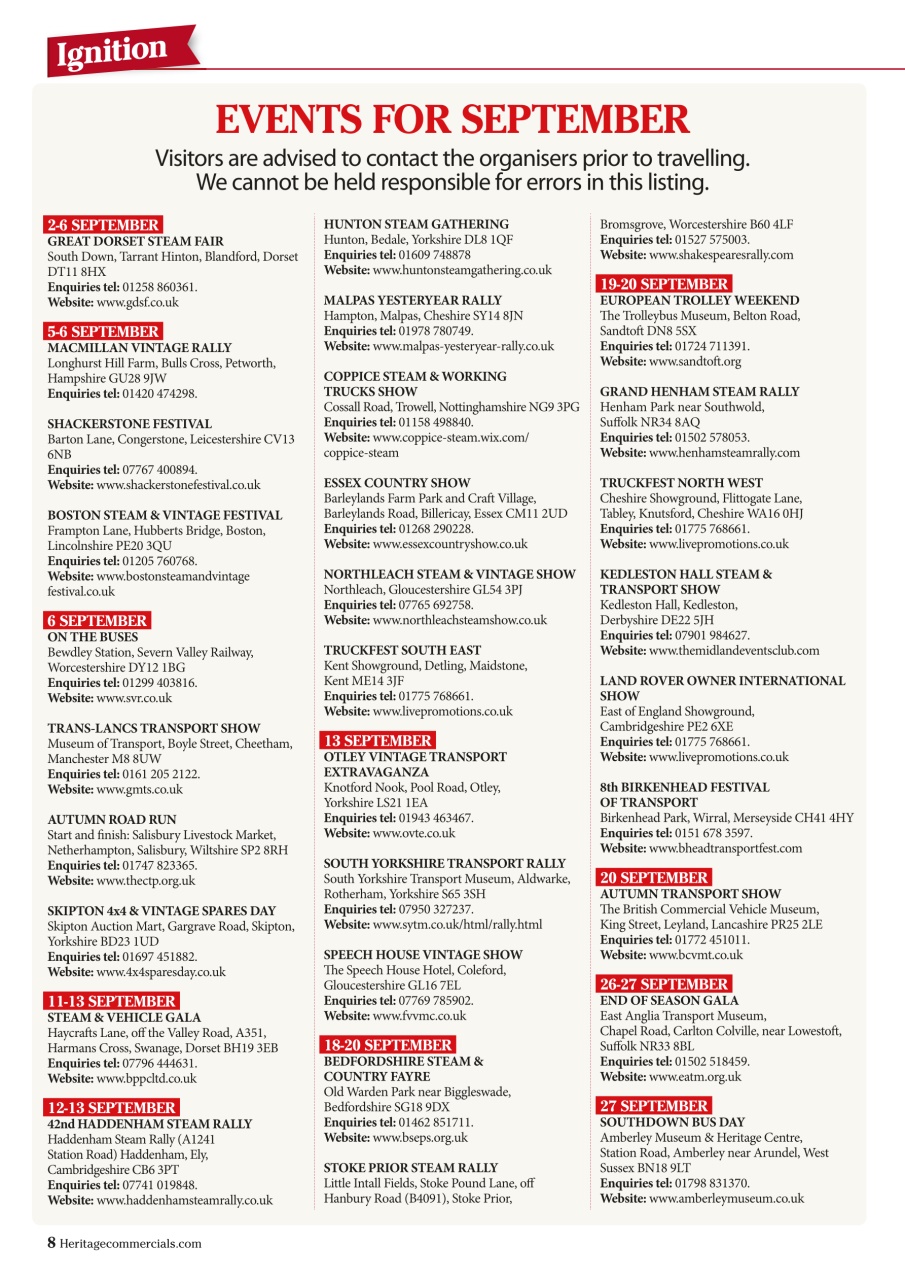 Heritage Commercials Magazine Preview Pages