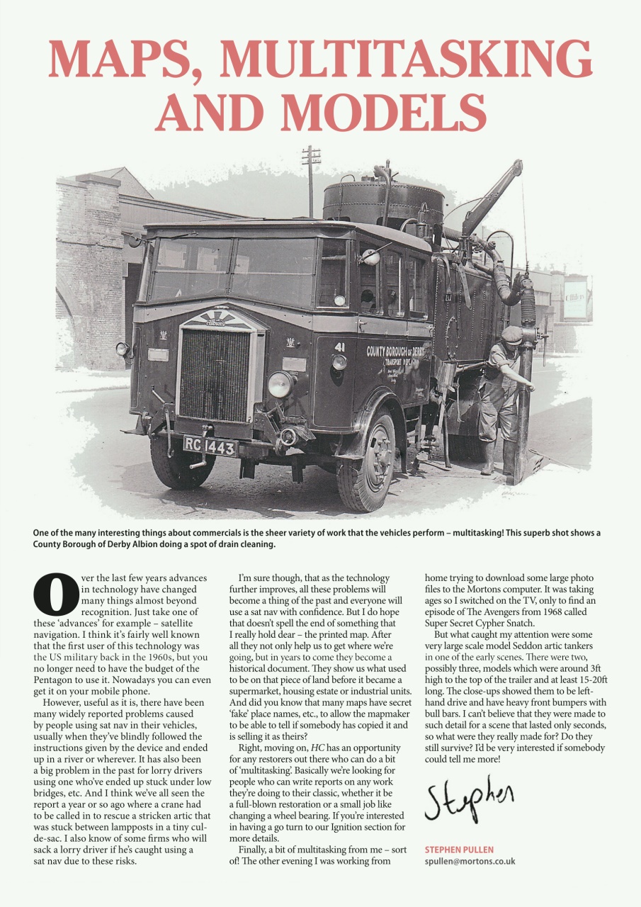 Heritage Commercials Magazine Preview Pages