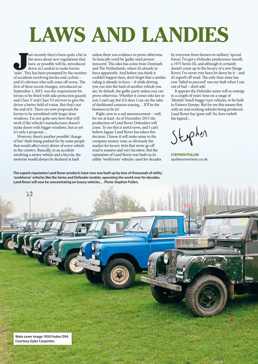 Heritage Commercials Magazine Preview Pages