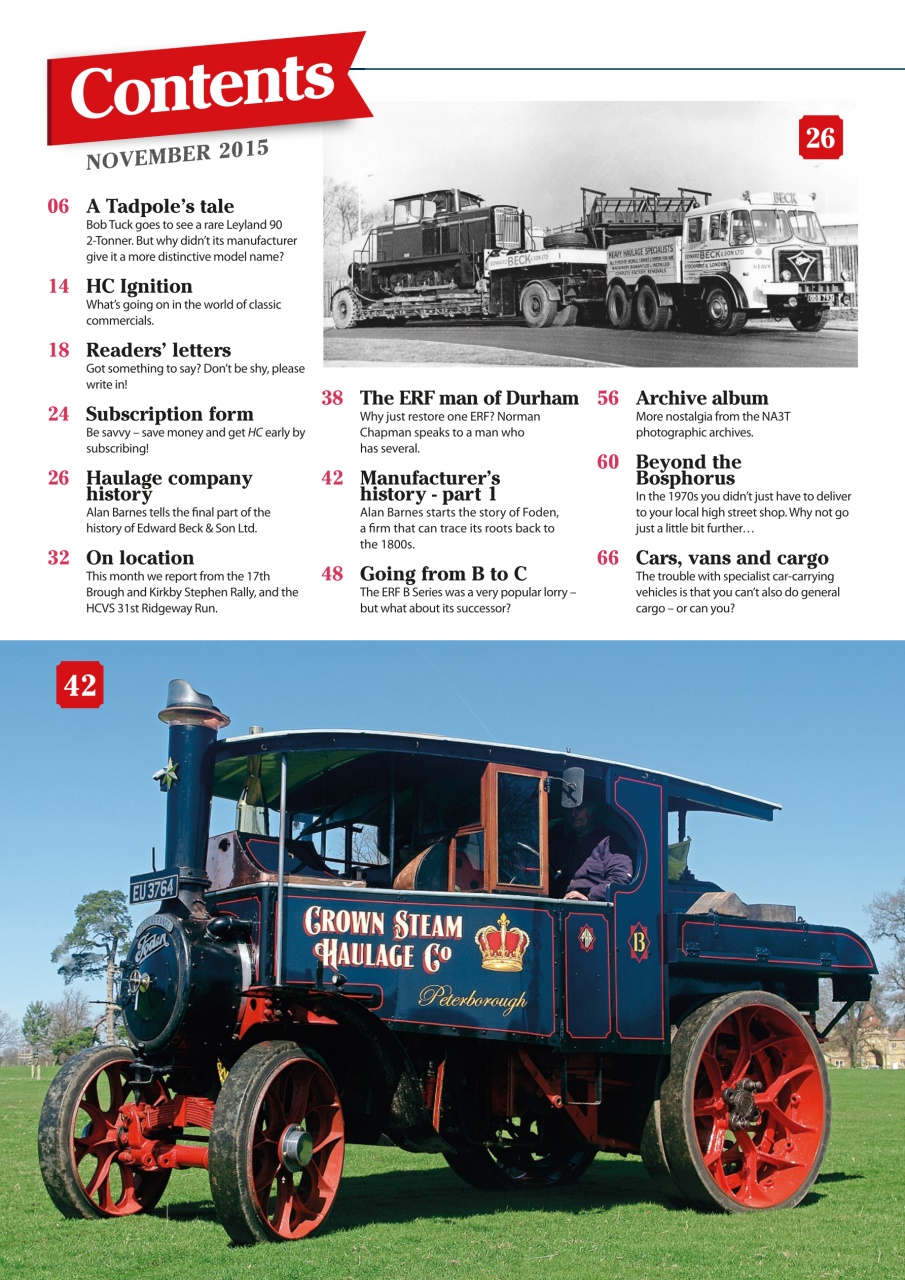 Heritage Commercials Magazine Preview Pages