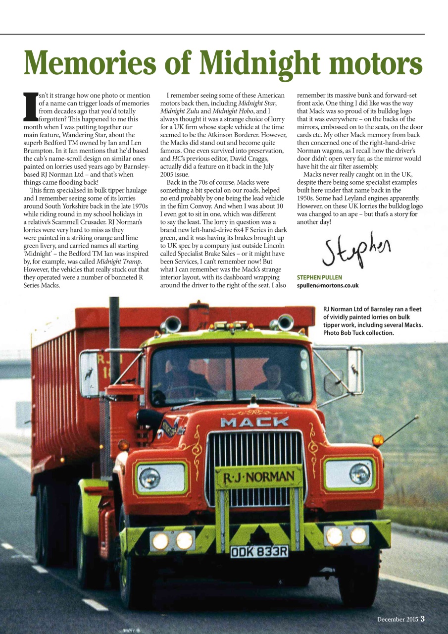 Heritage Commercials Magazine Preview Pages